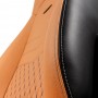 Крiсло Noblechairs ICON Real Leather Cognac/Black